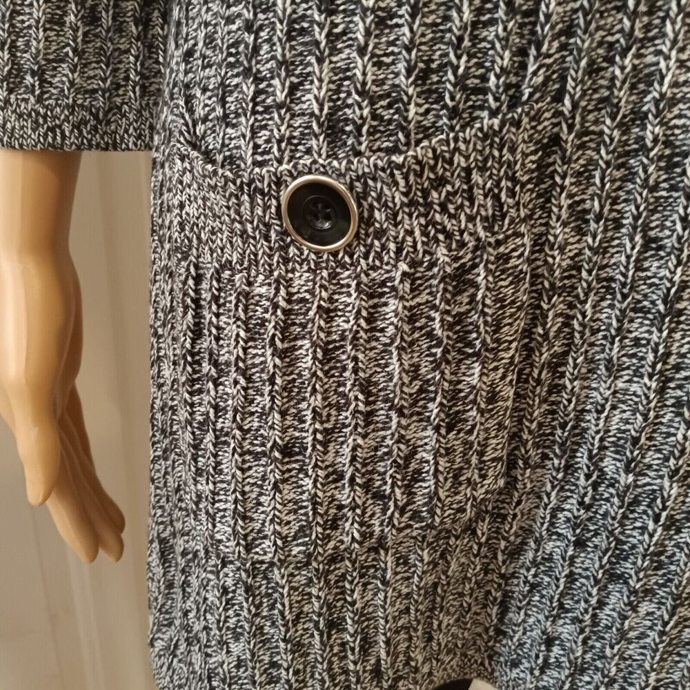 Karen Scott Women's Knit Sweater Cotton Blend Front Pockets Boat Neck Size Small